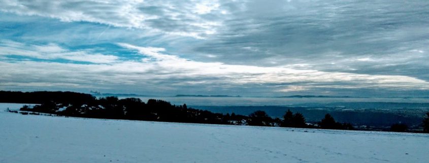 Inversionswetterlage im Neckartal